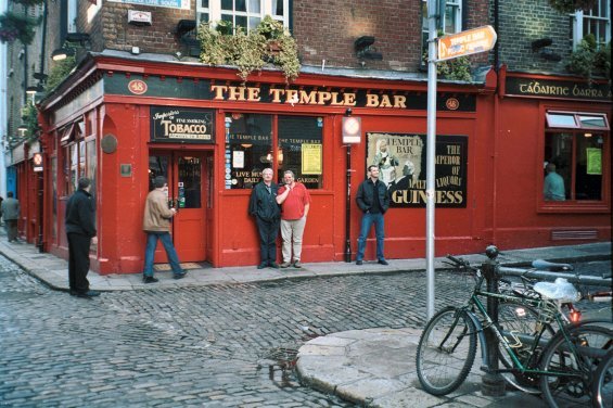 Knud og Dan ved Templebar